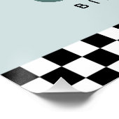 ボーイズクールレーシングカー子供の誕生日ウェルカムサイン ポスター (コーナー)