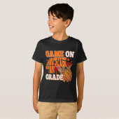ボーイズゲームオンザグレードバスケットボール新学期T Tシャツ (正面フル)