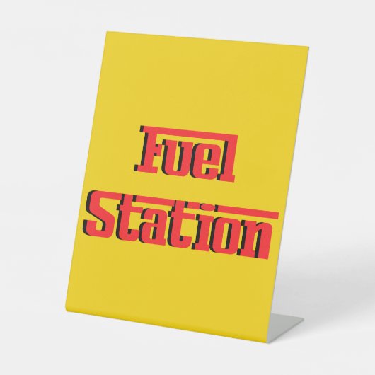 ボーイズゴーカートピットバースデーパストップーティーレーシングカラー 台座サイン (正面)