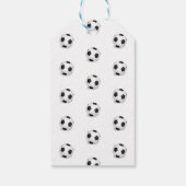 ボーイズサッカースポーツありがとう子供の誕生日好意 ギフトタグ (裏面)