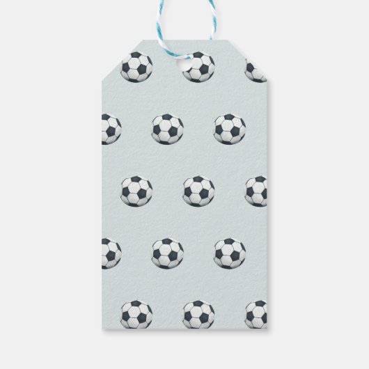 ボーイズサッカースポーツありがとう子供の誕生日好意 ギフトタグ (裏面)