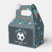 ボーイズサッカースポーツ子供の誕生日 フェイバーボックス (正面サイド)