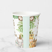 ボーイズサファリアニマルツワイルド誕生日紙カップ 紙コップ (右)