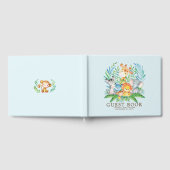 ボーイズサファリジャングルベビーシャワーゲストブック ゲストブック (全面)