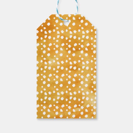 ボーイズサファリジャングルワイルド誕生日メッセージカード ギフトタグ (裏面)