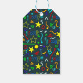 ボーイズジャンプネオントランポリン誕生日フリット ギフトタグ (裏面)