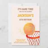 ボーイズスポーツパーティーカード 招待状 (正面)
