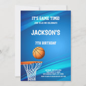 ボーイズスポーツパーティー 招待状 (正面)