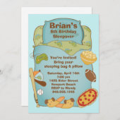 ボーイズスリーポーバーパーティの招待状 招待状 (正面/裏面)