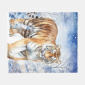 ボーイズタイガー フリースブランケット (正面(横))