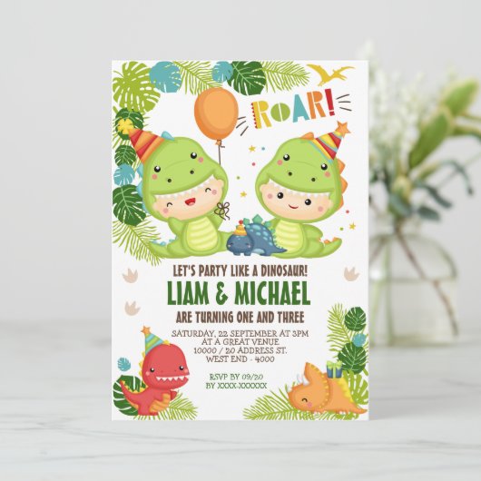 ボーイズダノジョイント誕生日招待状 招待状 (スタンド正面)