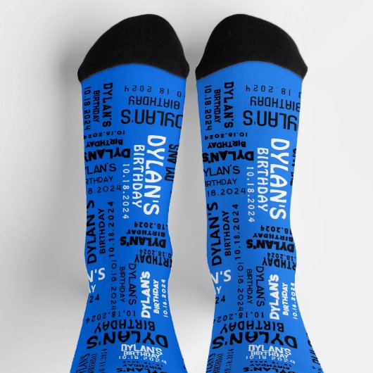 ボーイズダンスフロア誕生日テイクホームギフトソックス ソックス (上部)