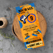 ボーイズダーツガンパーティー誕生日招待状 招待状