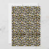 ボーイズチーターサファリツーワイルド誕生日招待状 招待状 (裏面)