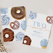 ボーイズツースウィートセカンドバースデー招待状 招待状