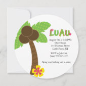ボーイズティキハットラウンドルアウ(ハワイ式宴会)誕生日招待状 招待状 (裏面)