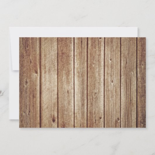 ボーイズディアー狩り誕生日招待状 招待状 (裏面)