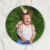 ボーイズトイカラフルズおもしろい輸送誕生日パーティー フェイバータグ (裏面)