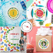 ボーイズトイカラフルズおもしろい輸送誕生日パーティー フェイバーボックス