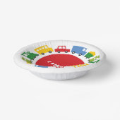 ボーイズトイカラフルズおもしろい輸送誕生日パーティー ペーパーボウル (傾斜あり)