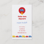 ボーイズトイズおもしろい輸送子供プレスクール保育園 名刺 (正面)