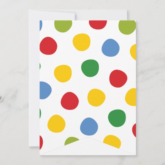 ボーイズトイズトランスポートハッピーバースデーパーティーバナー 招待状 (裏面)