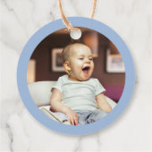 ボーイズトイズパステルブルーキッズトランスポートバースデーパーティー フェイバータグ (裏面)