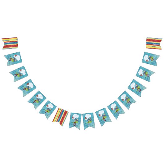 ボーイズトイズミックスメディア誕生日 バンティングフラッグ (全)