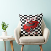 ボーイズトイズレッドスポーツカー装飾用クッション クッション (椅子)