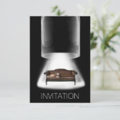 ボーイズナイトアウトトランプのポーカーパーティーVIP招待状 招待状 (スタンド正面)