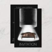 ボーイズナイトアウトトランプのポーカーパーティーVIP招待状 招待状 (正面/裏面)