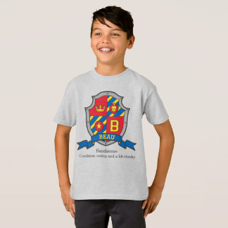 ボーイズネームと意味のナイトシールド Tシャツ