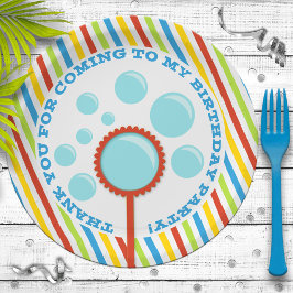 ボーイズバブルパーティー誕生日 ペーパープレート