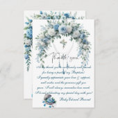 ボーイズバプティスブルークラウド サンキューカード (正面/裏面)