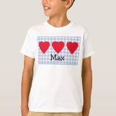 ボーイズバレンタインハートとブループレイド Tシャツ (正面)