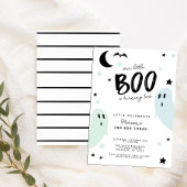 ボーイズパステルリトルブー幽霊ハロウィーン誕生日 招待状