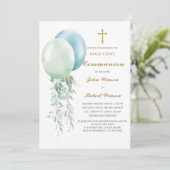 ボーイズパーソナライズされたファースト招待状 招待状 (スタンド正面)