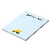 ボーイズパーソナライズされた建築トラックメモ帳 ノートパッド (回転)