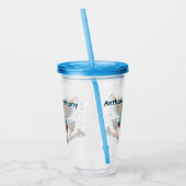 ボーイズパーソナライズされた誕生日 アクリルタンブラー (左)