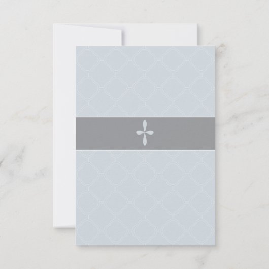 ボーイズパーソナライズされた《キリスト教》洗礼式や命名式、バプテスマ招待状 招待状 (裏面)