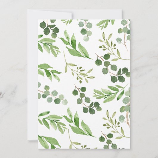 ボーイズパーティーアニマルズサファリ誕生日招待状 招待状 (裏面)