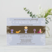 ボーイズファーストコミュニオン招待状 招待状 (スタンド正面)