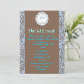 ボーイズファーストホリーコミュニオン招待状 招待状 (スタンド正面)