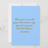 ボーイズファーストホリーコミュニオン招待状 招待状 (裏面)