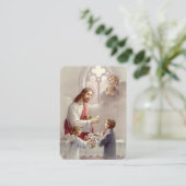 ボーイズファースト聖餐式祈りの言葉カード 名刺 (スタンド正面)