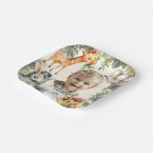 ボーイズファースト誕生日 – ジャングルサファリ紙プレート ペーパープレート (傾斜あり)