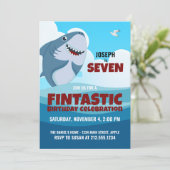 ボーイズフィナスタティックシャークパーティー 招待状 (スタンド正面)