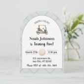 ボーイズフィフス誕生日パー・ティー・ゴルフでスイングオン 招待状 (スタンド正面)