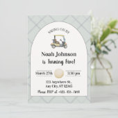 ボーイズフィフス誕生日パー・ティー・ゴルフでスイングオン 招待状 (スタンド正面)