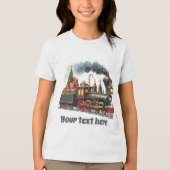 ボーイズフェスティバルクリスマストレイン追加文字 トライブレンドＴシャツ (正面)